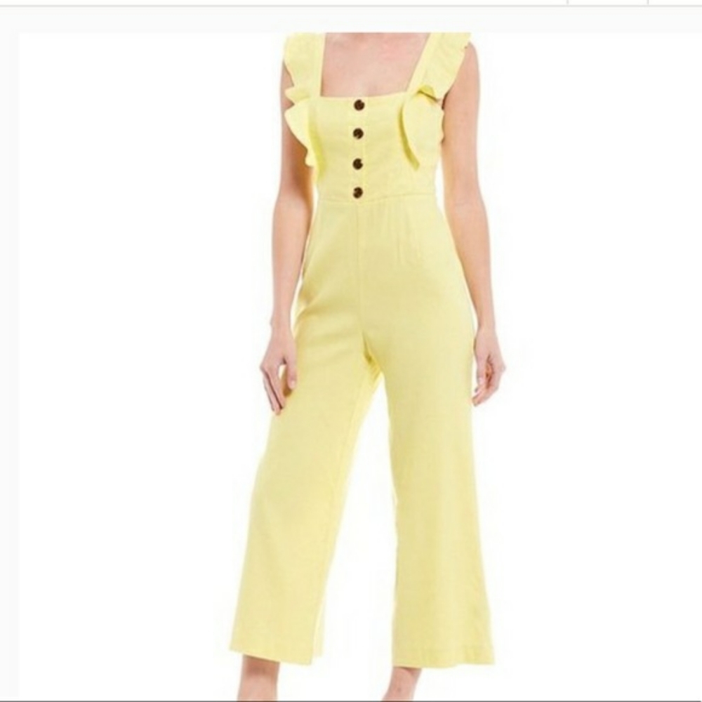 Gianni Bini Yellow Jumpsuit
